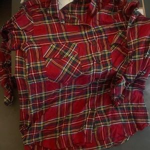 Sanctuary Plaid Button Up